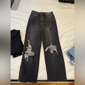 Wild fable straight jeans. Black “wash”. More like a grey.